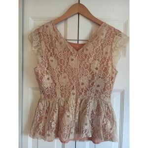 Anthropologie Tops - Floral Peplum Anthropologie Tops - Floral Peplum